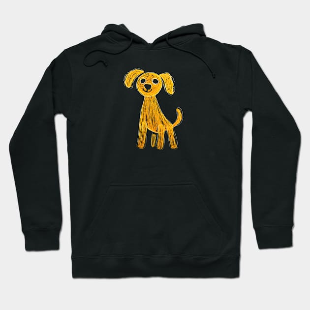 Crayon Puppy #2 Hoodie by Butterfly Venom